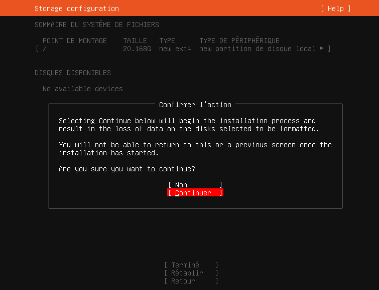 Ui 11 Disk Confirm